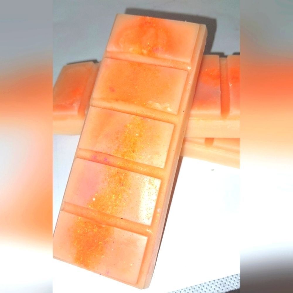 hand crafted Paradise Island wax melt glitter bar 1pc